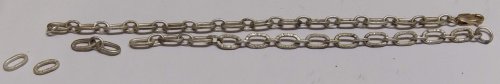 Judy Larson's Jen's Chain - , Contemporary Wire Jewelry, Making Chain, Chain Making , jens chain